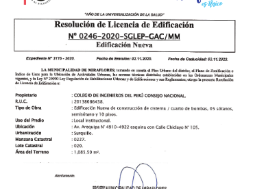 IMAGEN LICENCIA DE EDIFICACION PAGINA WEB CIP CN_001